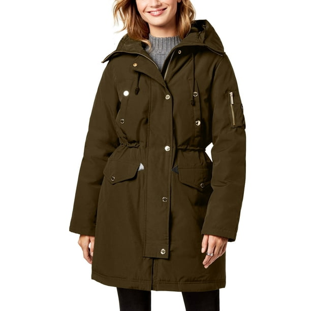michael kors olive parka