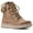 Tan/Fabric/Sweater, variant on Cliffs by White Mountain Womens Hearty Faux Suede Winter & Snow Boots