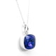 thumbnail image 1 of Collar Zvezda Cushion color Majestic Blue plata .925 Zvezda ZCO-CUSH12-MB, 1 of 5