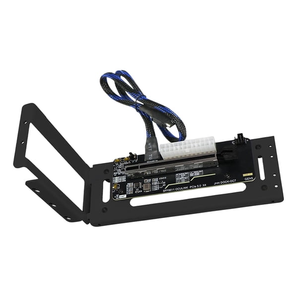 Soporte de acoplamiento para tarjeta gráfica externa Fuente de alimentación fácil Práctica Versátil Fácil de usar Resistente Alta resistencia Negro