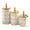 Style B, variante sur lingqin 3 Pcs Bocaux de Stockage Alimentaire pour Céréales Comptoir de Cuisine Garde-Manger Biscuits Collations Style F