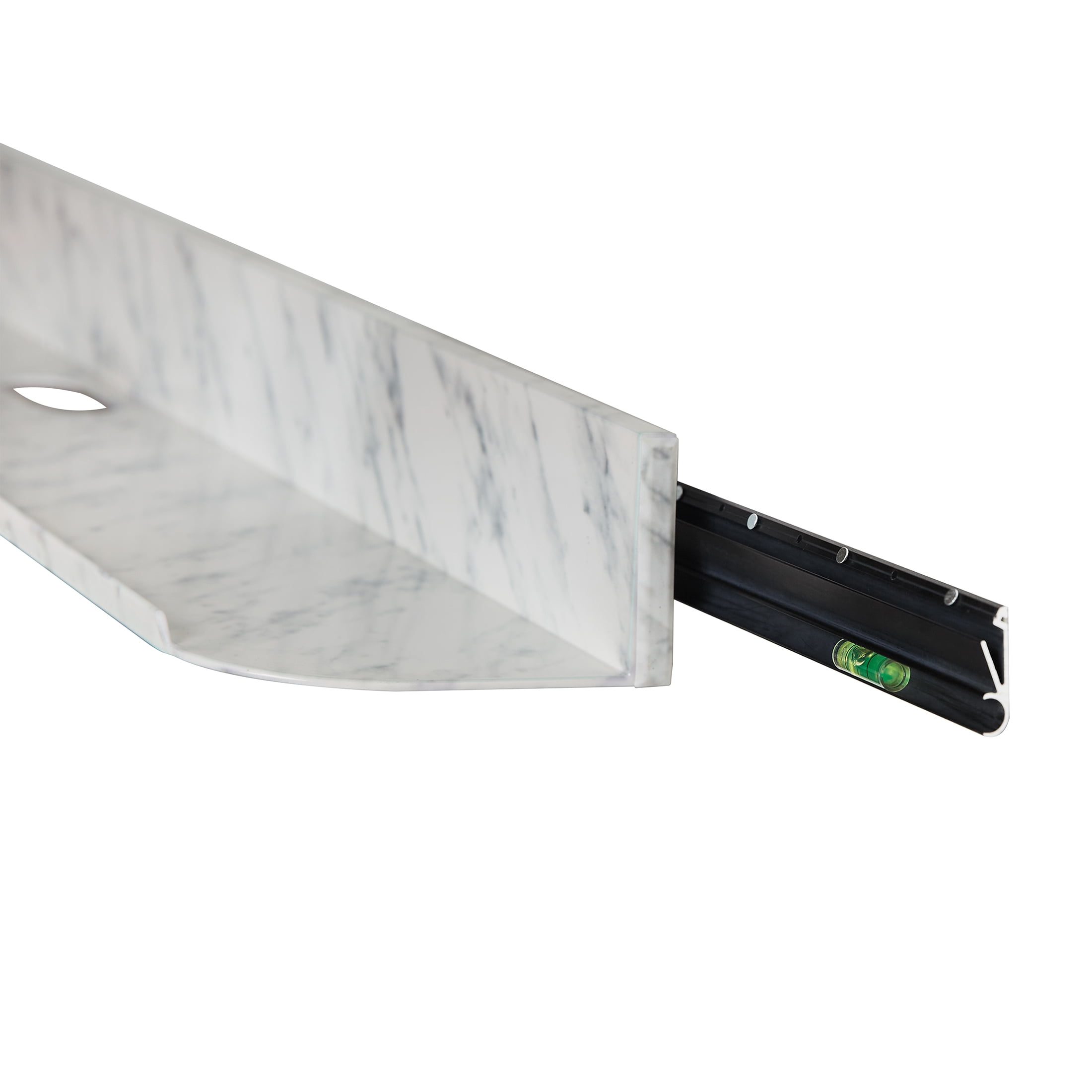 Hangman No Stud Sound Bar Shelf - SBS32-M - 32" - Solid Aluminum with Durable Marble Dye Sublimation Finish