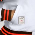 thumbnail image 6 of Women's WEAR by Erin Andrews White Cleveland Browns Full-Snap Fleece Sweatshirt Jacket, 6 of 6