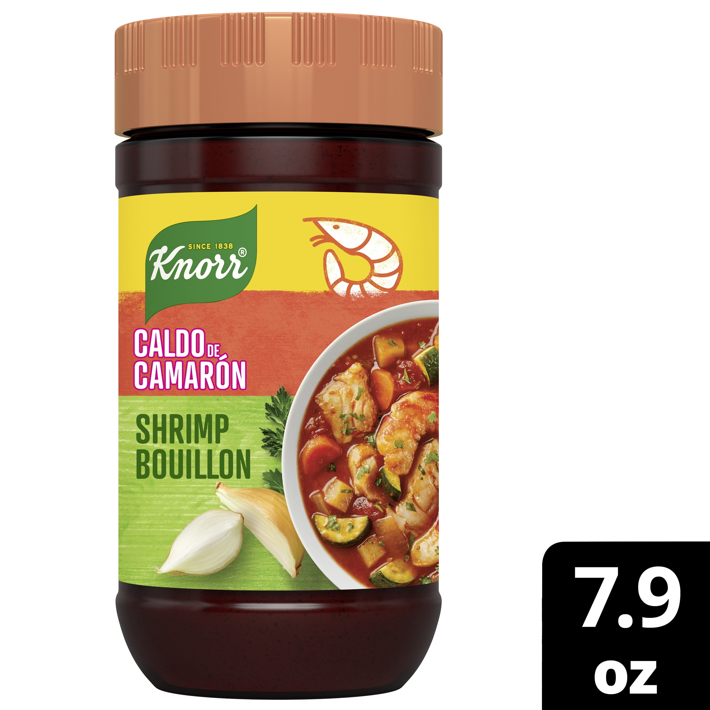 Knorr Granulated Shrimp Flavor Bouillon Powder, 7.9 oz Jar