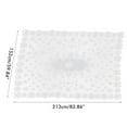 thumbnail image 4 of facefd Christmas Tablecloth White Snowflake Lace Banquet Tablecloths Table Covers for Table Decorations Rectangle, 4 of 8