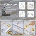 thumbnail image 3 of Gold and White Marble Contact Paper Modern Glossy Thick Peel and Stick Wallpaper A Set of 23.6"x472" Waterproof Self Adhesive Removable Wall Paper for Countertop Furniture Kitchen Bathroom, 3 of 10
