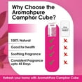 thumbnail image 4 of Aromahpure Camphor Cube | Pack of 2| Charming Rose | 45 Days Last Long| 100% Pure & Organic Camphor Cube, 4 of 5