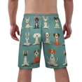 thumbnail image 3 of NICKSUN Men's Swim Trunks, Cute Print Quick Dry Summer Board Beach Shorts with Mesh Lining and Pockets, 3 of 6