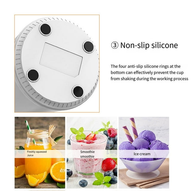 Portable 500ml Electric Juicer Orange Banana Juice Milkshake Maker Machine Juice Milkshake Maker Extractor Mixer Machine Home Kitchen Gadget Black