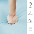 thumbnail image 4 of PARKWELL Outdoor 2-Piece Deep Seat Cushion,24 x 22, Water Repellent, Fade Resistant, Deep Seat Bottom and Back Cushion for Chair, Sofa, and Couch,Baby Blue, 4 of 6