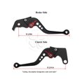 thumbnail image 4 of Blue CNC Shorty Brake Clutch Levers Yamaha YZF 05-14 R6 04-08 R1 06 07 R6S (EU), 4 of 5