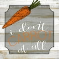 thumbnail image 2 of Kimberly, Allen 26x26 Gold Ornate Wood Framed with Double Matting Museum Art Print Titled - I Dont Carrot at All, 2 of 4