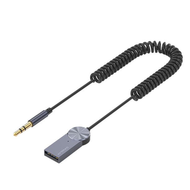 Matsuzay Adaptador Bluetooth Cable para coche 3,5mm Jack Bluetooth 5,0 receptor altavoz Audio música BT transmisor Auto manos libres Cables de audio/vídeo