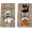 Wood, variant on Ghost Pumpkins Bats Cat Hey Boo Halloween Kitchen Towels Dish Towels, 18x26 Inch Jack-O''-Lantern Decoration Hand Towels Set of 4