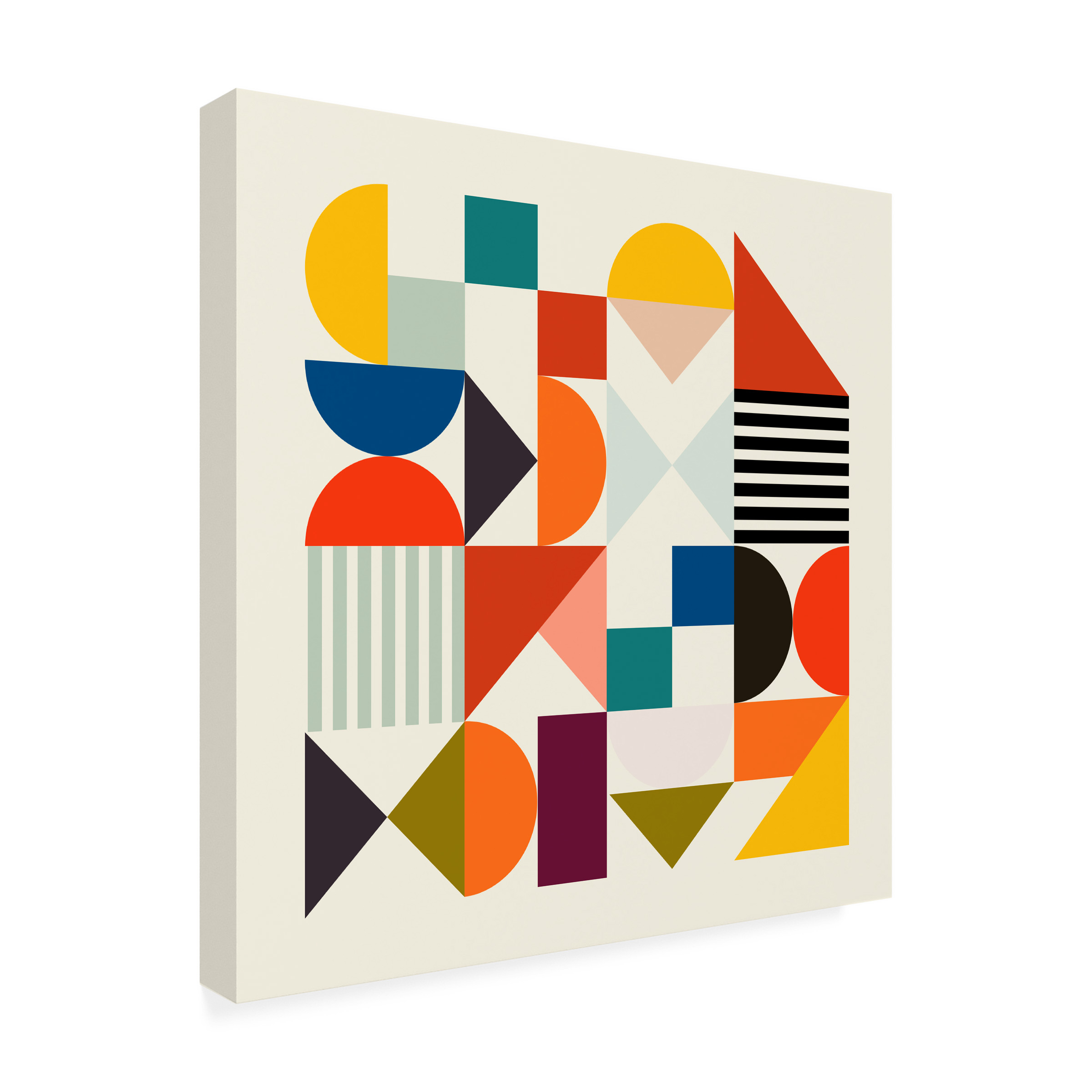 Ana Rut Bre 'Shapes Minimal' Canvas Art