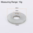 thumbnail image 2 of Uxcell Slotted Calibration Weight, 10g M1 Precision 2Cr13 Steel for Digital Balance Scales, 2 of 4