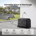 thumbnail image 5 of OUPES Mega 3 Portable Power Station 3600W 3072Wh Solar Generator + 2x240w solar panel for Outdoor RVs, 5 of 13