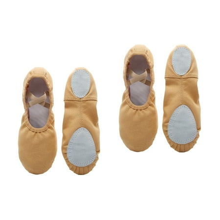 

2 Pairs Slippers for Lace up Ballet Shoes Man Miss 32