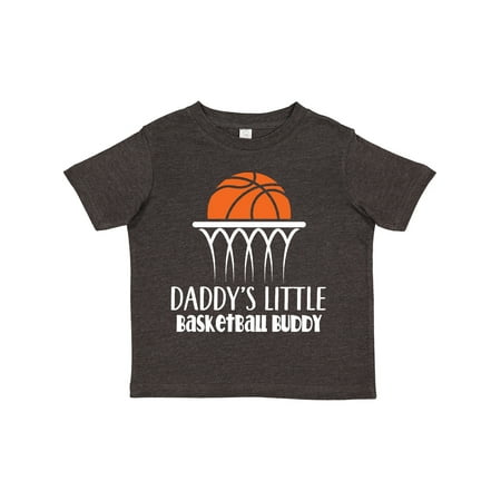 

Inktastic Daddys Little Basketball Buddy Boys Gift Toddler Boy Girl T-Shirt