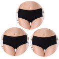 thumbnail image 1 of 3 unids / lote de talla grande M-3XL bragas menstruales a prueba de fugas ropa interior de mujer bragas fisiológicas bragas impermeables para mujerpangjing, 1 of 4