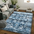 Hasoo Area Rug 4' x 6' Vintage Distressed Floral Area Rug for Living