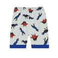 thumbnail image 5 of Xudanell Infant Toddler Baby Boy Summer Clothes 6 12 18 Months 2T 3T 4T 5T Boys Outfits Short Sleeve T-shirts and Shorts Dinosaur Shorts Set (Sky Blue,7-8 Years), 5 of 5