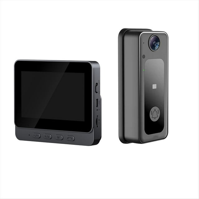 Timbre de Puerta Inalámbrico Tuya con Intercomunicador, Visión , HD, Pantalla de 4,3 Pulgadas, Cámara de Seguridad Inteligente, Timbre Visual.