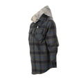 thumbnail image 3 of Gioberti Kids and Boys 100% Cotton Removable Hoodie Plaid Checkered Flannel Shirt, 3 of 5