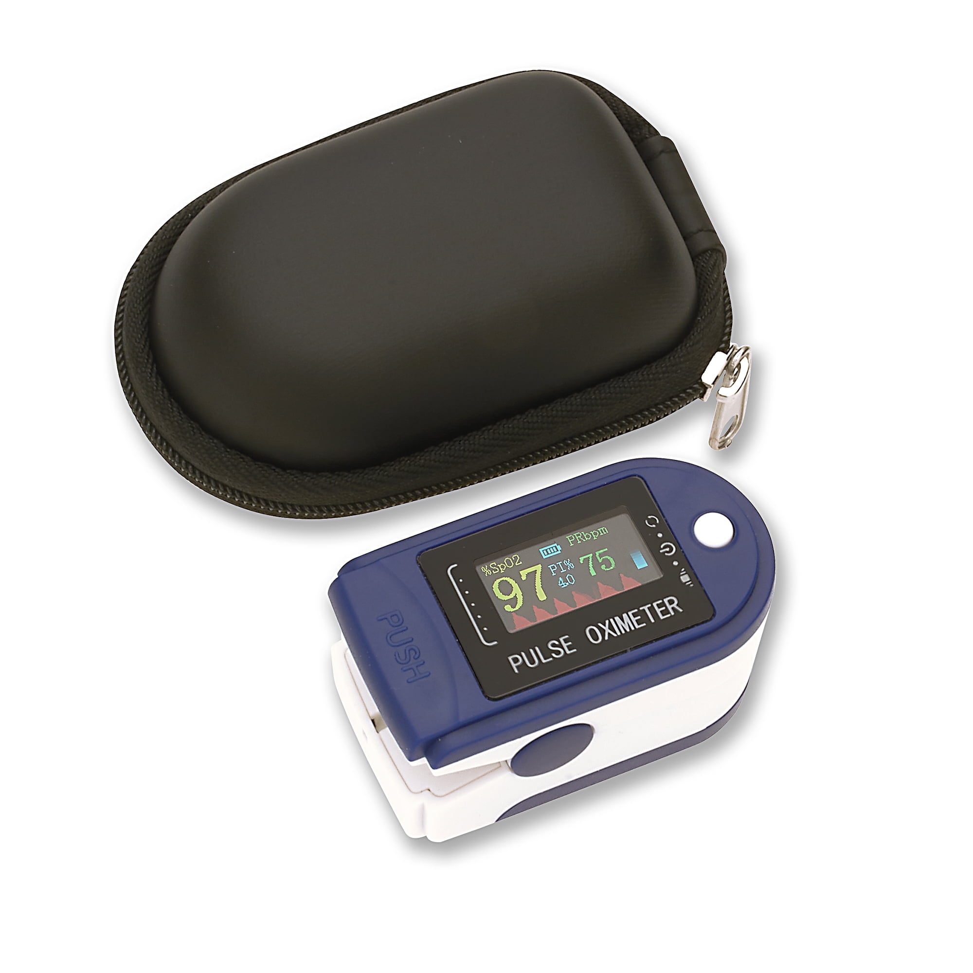 Fingertip Pulse Oximeter Blood Oxygen Meter SpO2 Monitor, Blood Oxygen