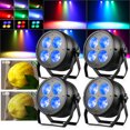 thumbnail image 1 of 6pcs 200W RGB 3-in-1 COB LED Stage Light for Bars Birthday Disco Clubs KTV DJ Party Lights, 1 of 7