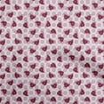 thumbnail image 1 of oneOone Velvet Dark Magenta Fabric Utensils Cup Craft Projects Decor Fabric Printed By The Yard 58 Inch Wide, 1 of 4