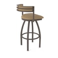 thumbnail image 2 of 861 Artemis 36" Swivel Bar Stool with Bronze Finish and Canter Sand Seat and Back, 2 of 5