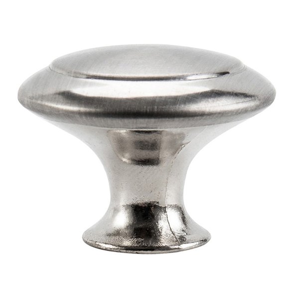 Tzgsonp 1/10/20/25pcs Kitchen Cabinet Knobs Pulls Brushed Nickel Cabinet Knobs, Drawer Dresser Handles Cupboard Door Heavy Knobs, Kitchen Cabinet Hardware with Screws for Bathroom Drawer Silver