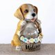 thumbnail image 3 of Garden Puppy Dog Decoration Props Outdoor Solar Luminous Cute Animal Statue Garden Resin Crafts Orn, 3 of 5