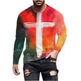 thumbnail image 2 of Wavsuf Mens Sweatshirts Graphic Multicolor Blouse Tops Size 5XL, 2 of 5