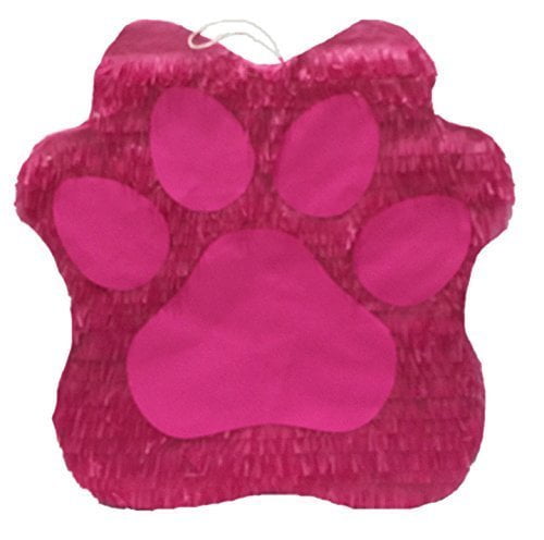 APINATA4U Pink Puppy Paw Pinata 19" Tall - Walmart.com
