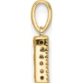 thumbnail image 3 of 10K Yellow Gold Diamond Letter E Initial With Bail Pendant - Jbsp, 3 of 5