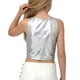 thumbnail image 3 of Camiseta de tirantes de cuello redondo para niños, primavera y verano, color liso, para festivales, carnavales, fiestas, festivales, disfraces, camiseta de cuello redondo para niños, camiseta de polié, 3 of 4