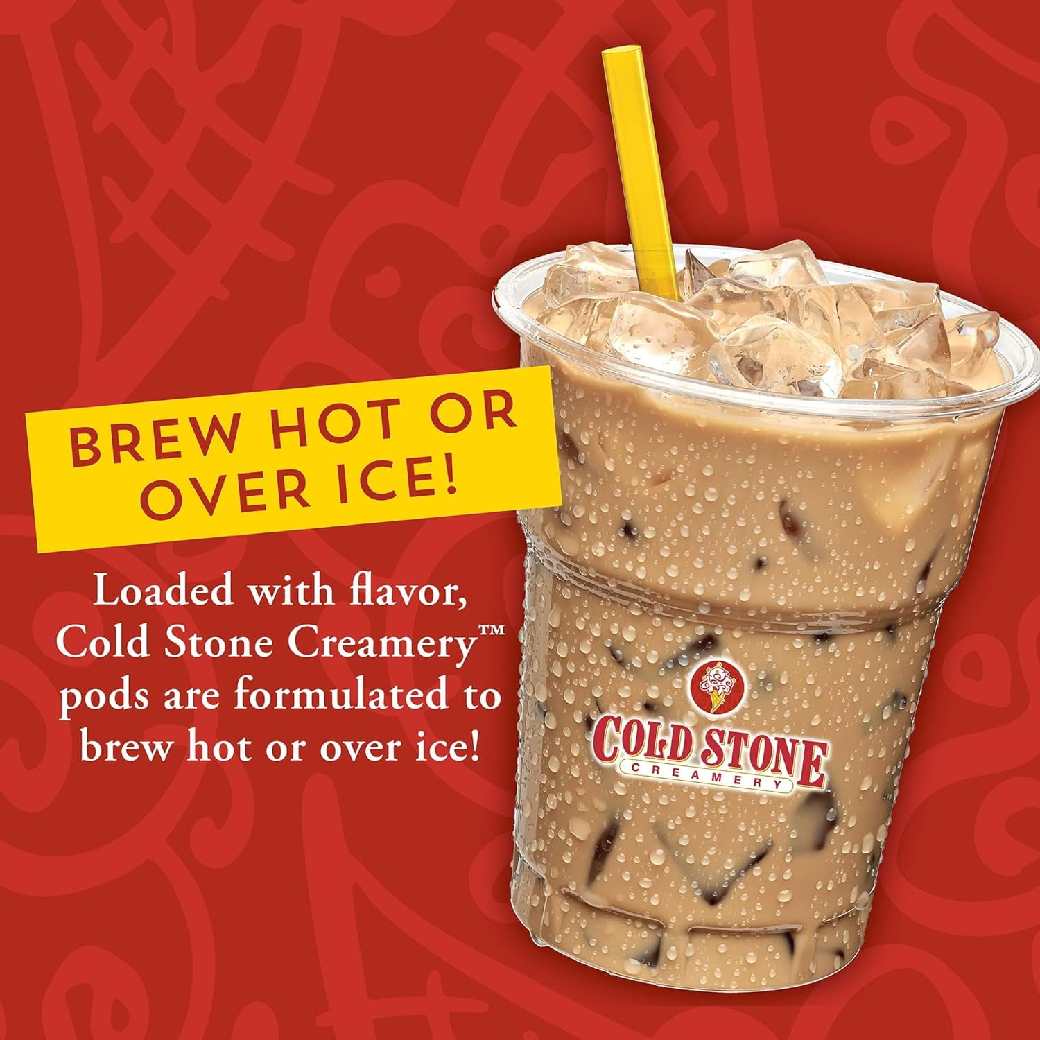 Cold Stone Creamery Assorted Variety Pack Ice Cream Coffee Pods for Single-Serve Coffee Brewers, 40 Ct