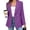 Purple, variant on WRFWUL Womens Classic Double Breasted Blazer Jacket Long Sleeve Gold Button Office Lady Formal Work Suit Coat with Pockets
