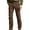 A-Brown706, variant on Convertible Hiking Pants for Men Roomy Multi-Pocket Mountain Trekking Trousers