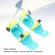 thumbnail image 3 of Patinillos De Mini Esquí Ajustables, Patines De Nieve Cortos De Nylon Skiboard, Equipo De Deporte De Invierno Con Bolsa De Almacenamiento Para Deportes De Invierno De Amante, 3 of 7