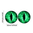 thumbnail image 3 of Beast Eyes Headlight Decals Pair, Eye Decals for Jeep Headlights, Round Headlight Decal, 3D Stereo Eyes Headlight Decal Stickers (Green), 3 of 6