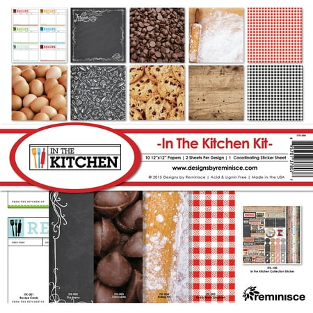 UPC: 0895707378077 | Reminisce Collection Kit 12 X12 -In The Kitchen  Pk 1  Reminisce