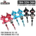 thumbnail image 3 of Novatec Bicycle Hubs D041SB D042SB Steel Freehub MTB Bike Hub Disc Brake Cassette Hub 28/32/36 Holes HG SX 8-12 Speed, 3 of 8