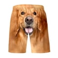 thumbnail image 6 of Toimothcn Men'S Shorts Funny Dog Printed Shorts Stretchy Waist Drawstring Soft Breathable Homewear Shorts Suitable For Sleepwear, 6 of 7