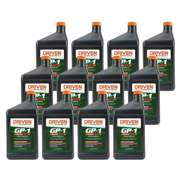Driven Racing Oil 19336 GP-1 30 Grade Break-In Motor Oil, 12 Qts