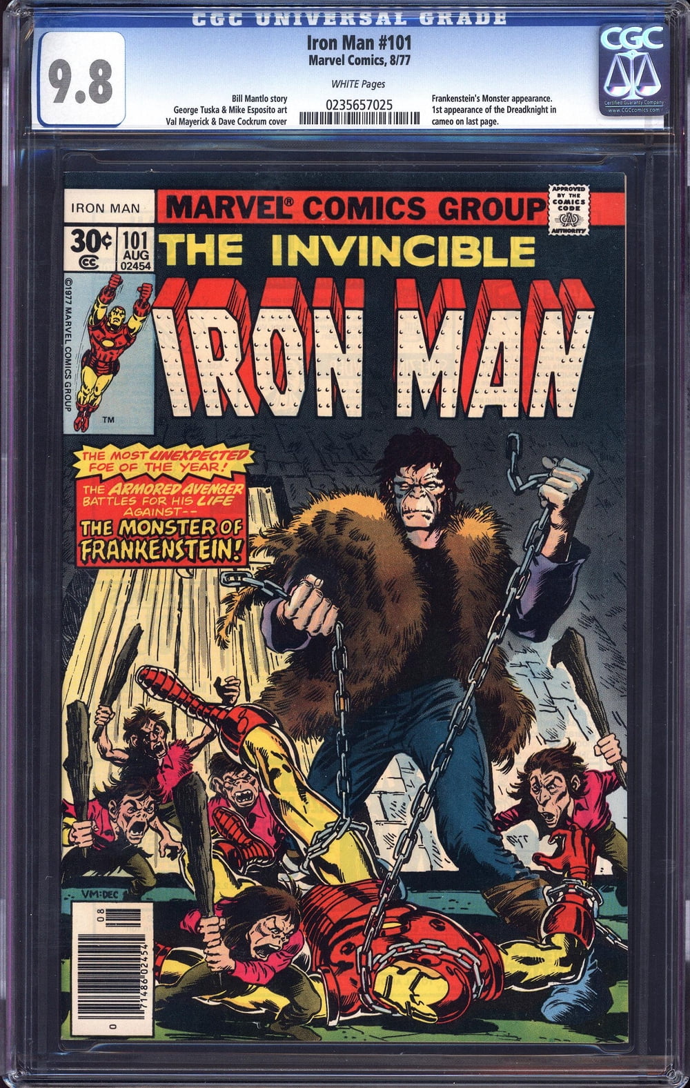 Iron Man #101 - CGC 9.8 Comic Book