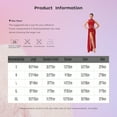 thumbnail image 5 of renvena Lyrical Dance Costumes for Women Sleeveless Turtleneck Backless Mesh Tulle Maxi Dress Coffee M, 5 of 5
