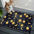 thumbnail image 3 of Rectangle Rug 2x3Ft, Fantasy Galaxy Moon Sun Soft Non-Slip Washable Felt Carpet Pad, Cartoon Starry Night Area Rugs for Living Room Bedroom Kids Room, 3 of 9